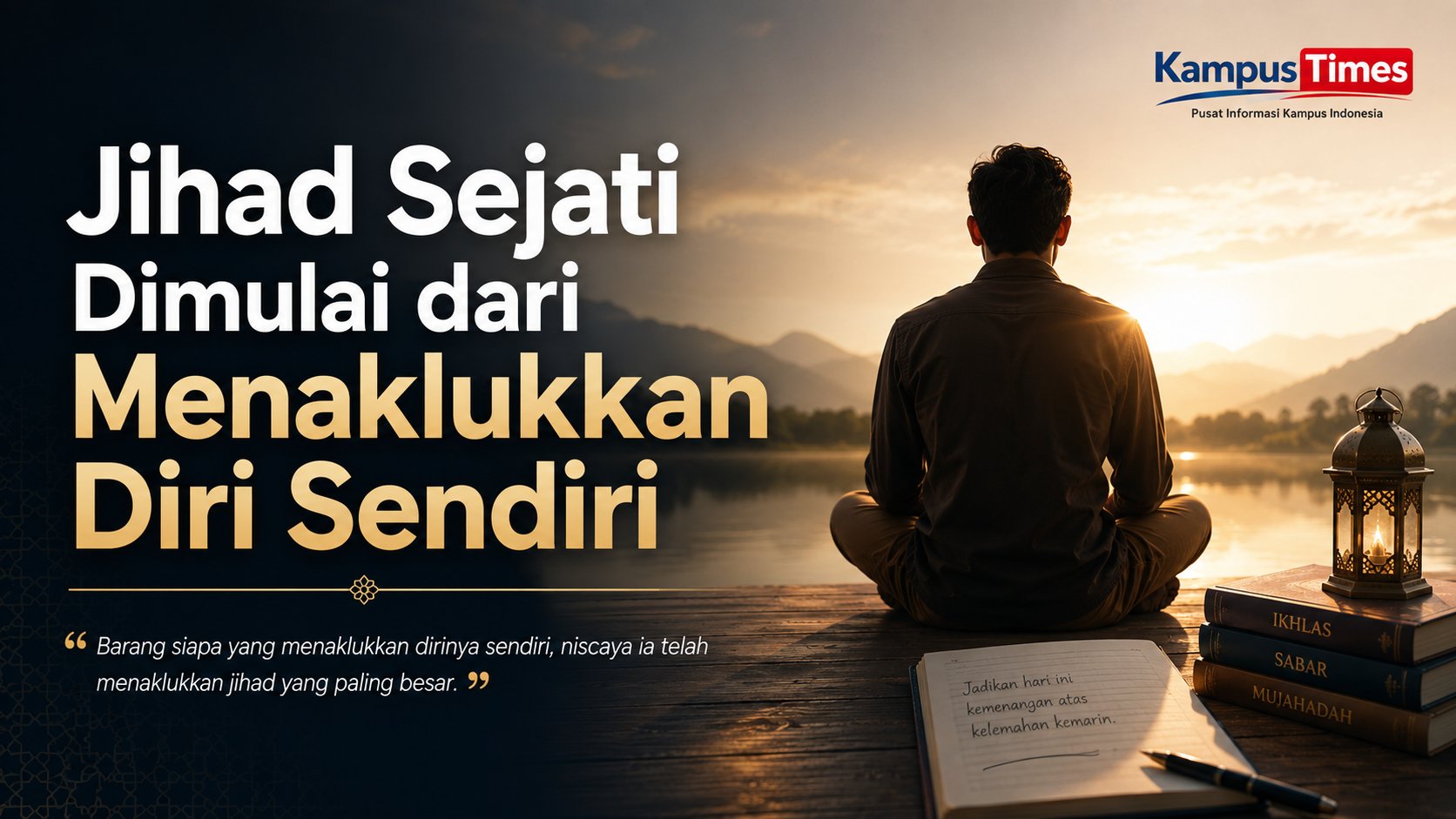 Meluruskan Makna Jihad dalam Islam: Ketika Kelembutan Menjadi Senjata Terhebat untuk Menebar Kebaikan