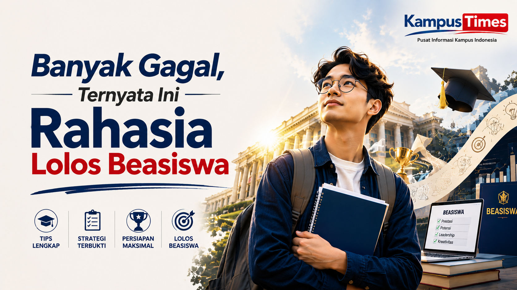 Panduan Lengkap Beasiswa Kuliah untuk Pemula: Cara Mendapatkan Beasiswa Meski Tanpa Prestasi Gemilang
