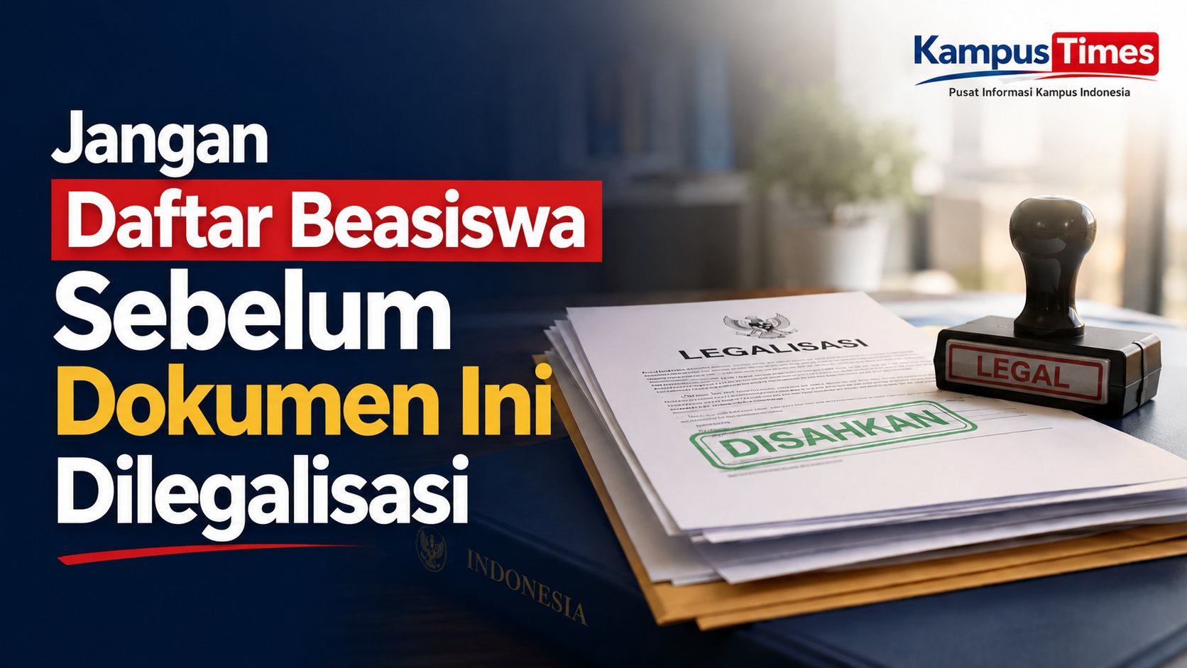 Cara Legalisasi Dokumen untuk Beasiswa: Langkah yang Sering Diremehkan, Tapi Bisa Menentukan Kelulusan