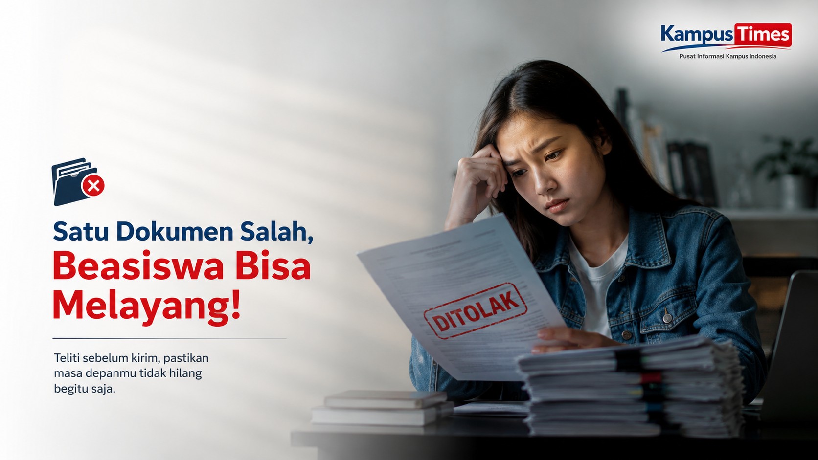 Satu Kesalahan di Dokumen Beasiswa Bisa Mengubah Hasil Seleksi, Jangan Sampai Terjadi pada Anda