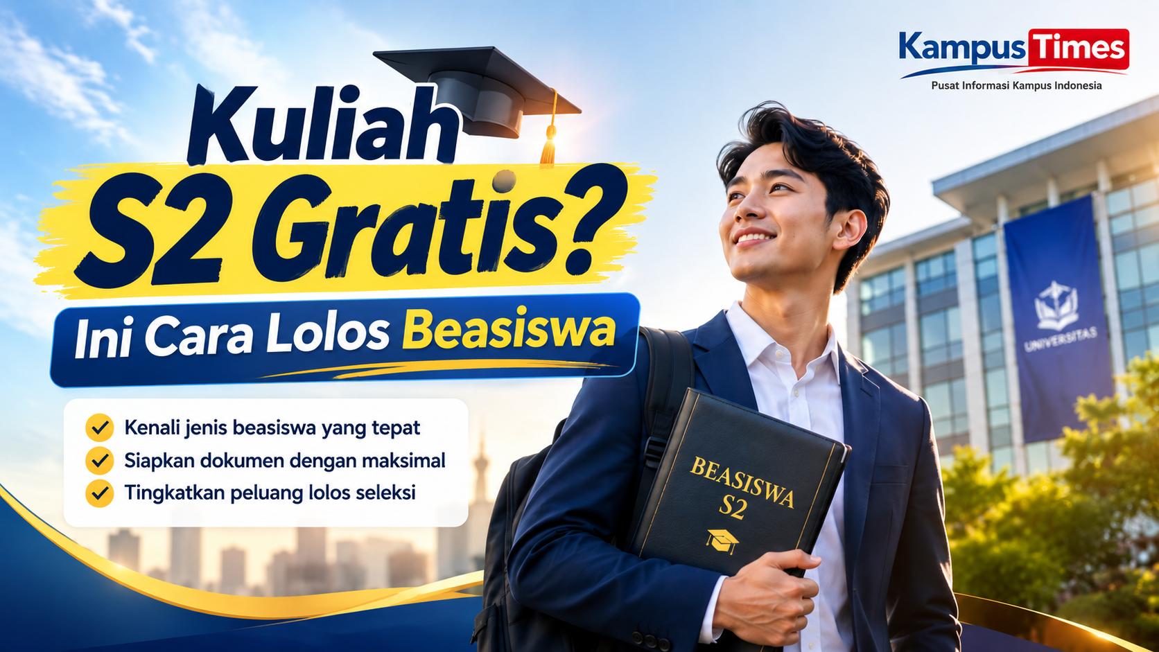 Kesempatan Kuliah S2 Gratis! Ini Cara Mendapatkan Beasiswa yang Tepat