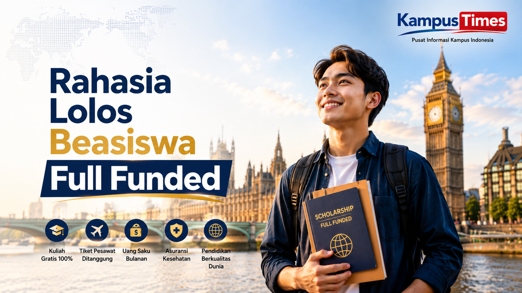 Cara Mendapatkan Beasiswa Full Funded ke Luar Negeri: Panduan Lengkap agar Lolos Seleksi