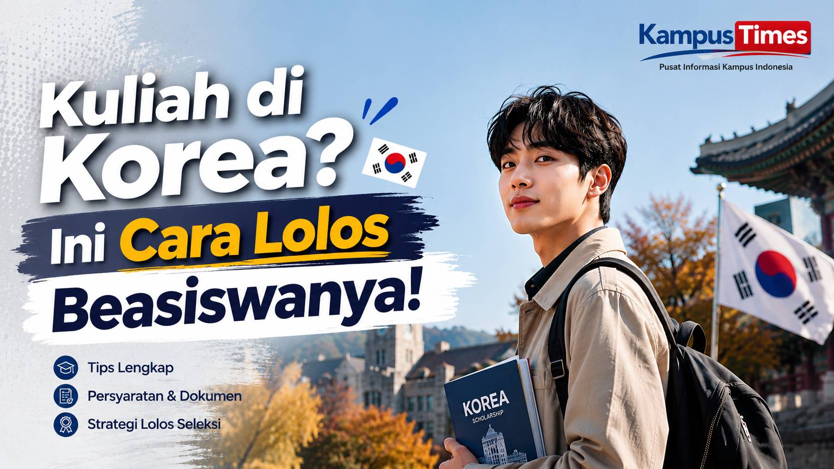 Mau Kuliah di Korea Selatan? Simak Syarat dan Cara Daftarnya agar Peluang Lolos Beasiswa Makin Besar