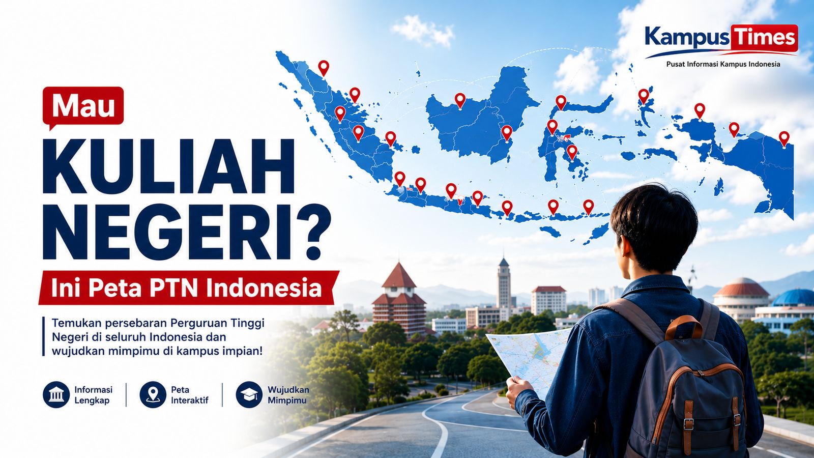 Daftar PTN di Indonesia: Perguruan Tinggi Negeri dari Aceh hingga Papua