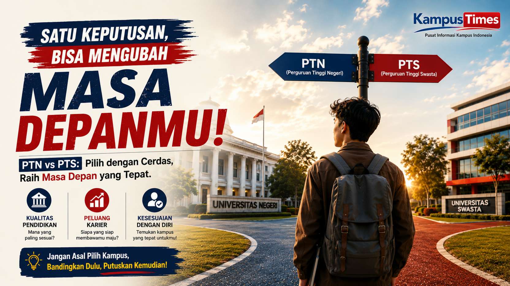 PTN vs PTS: Perbedaan, Biaya, Kualitas, dan Mana yang Sebaiknya Dipilih?