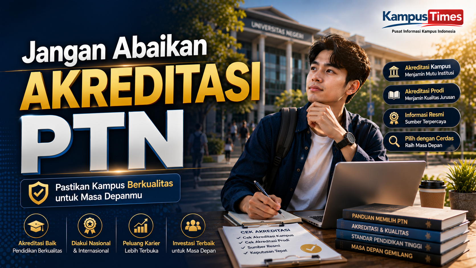 Akreditasi PTN: Cara Mudah Mengecek Akreditasi Kampus dan Program Studi Sebelum Mendaftar