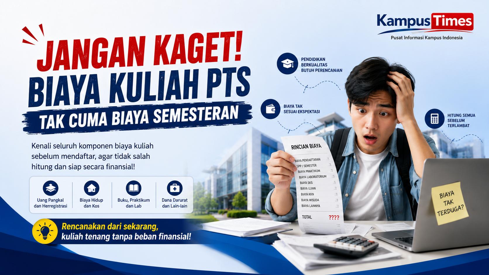 Biaya Kuliah di PTS: Kenali Semua Komponen Biaya agar Tidak Kaget Saat Masuk Kuliah