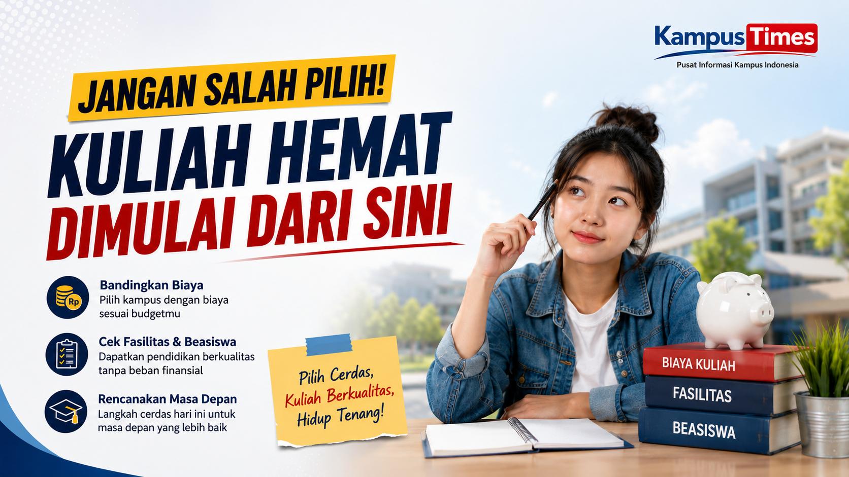 PTS dengan Biaya Kuliah Terjangkau: Cara Mencari Kampus Sesuai Anggaran Tanpa Salah Pilih