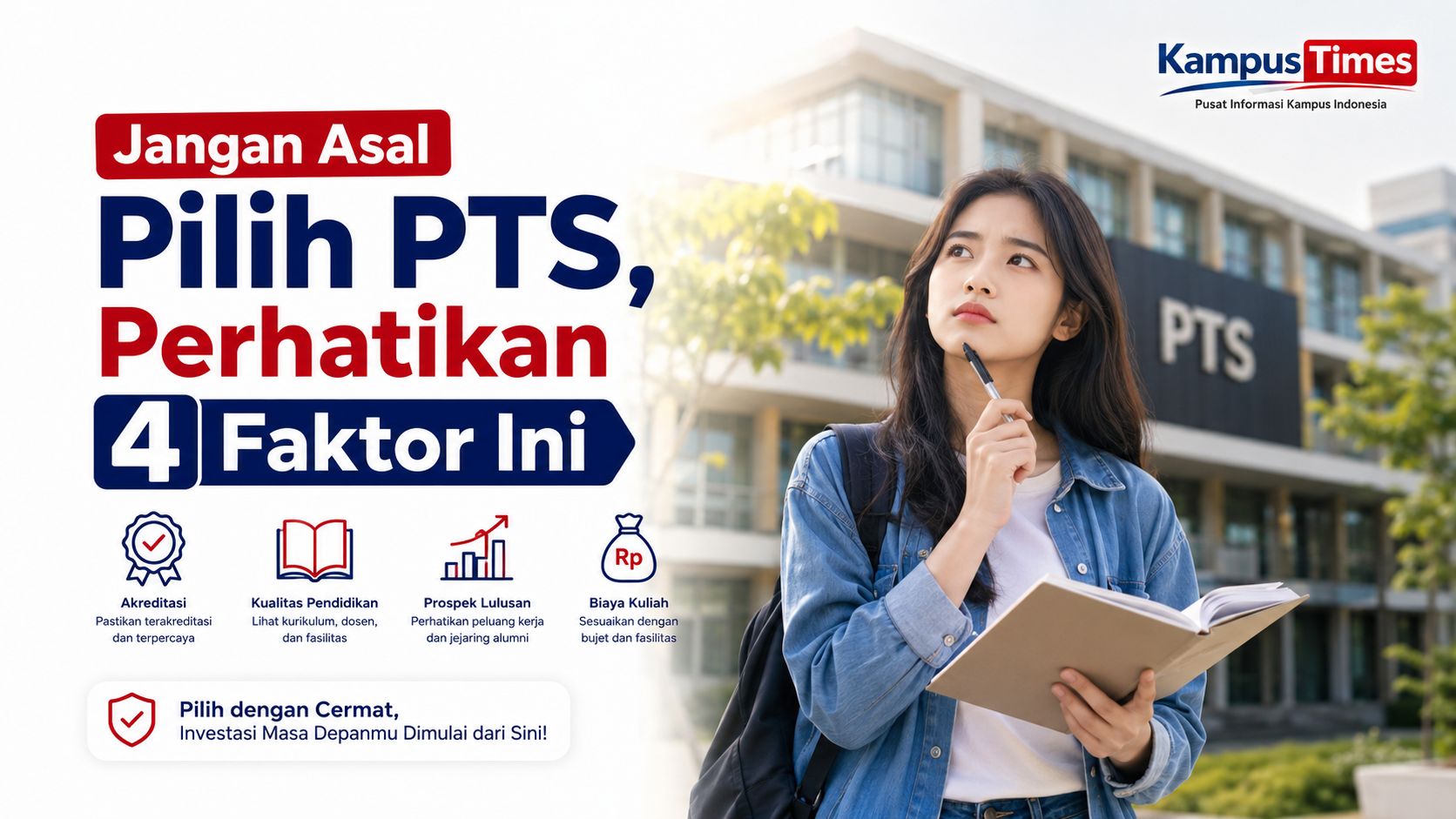 Cara Memilih PTS yang Tepat Berdasarkan Jurusan, Akreditasi, Biaya, dan Lokasi agar Tidak Salah Pilih