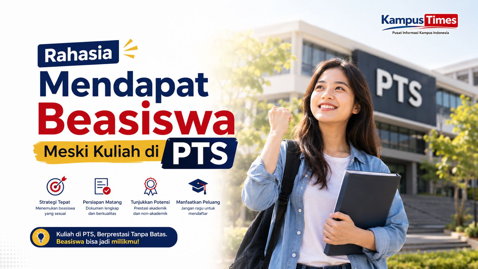 Beasiswa di PTS: Jenis dan Cara Mencari Bantuan Biaya Kuliah di Kampus Swasta