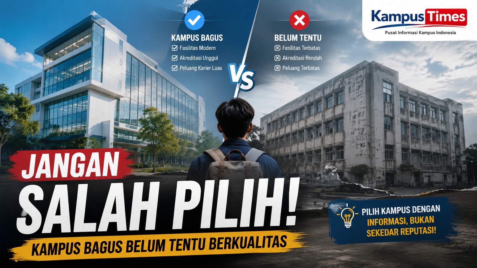 Jangan Tertipu Nama Besar! 7 Indikator Kampus Berkualitas yang Sering Diabaikan Calon Mahasiswa