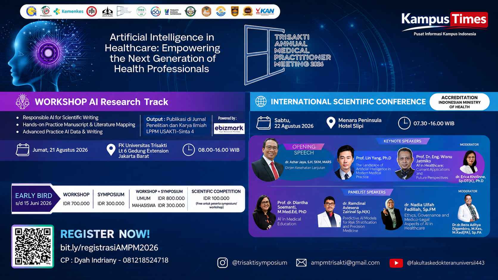 Trisakti Annual Medical Practitioner Meeting 2026 Angkat Peran AI dalam Transformasi Layanan Kesehatan