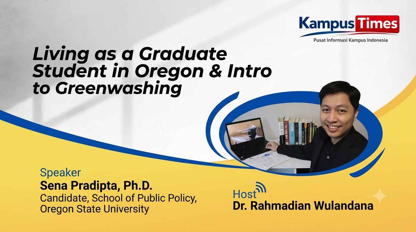 Belajar dari Oregon: Sena Pradipta Ungkap Bahaya Greenwashing dan Rahasia Lolos Beasiswa Fulbright