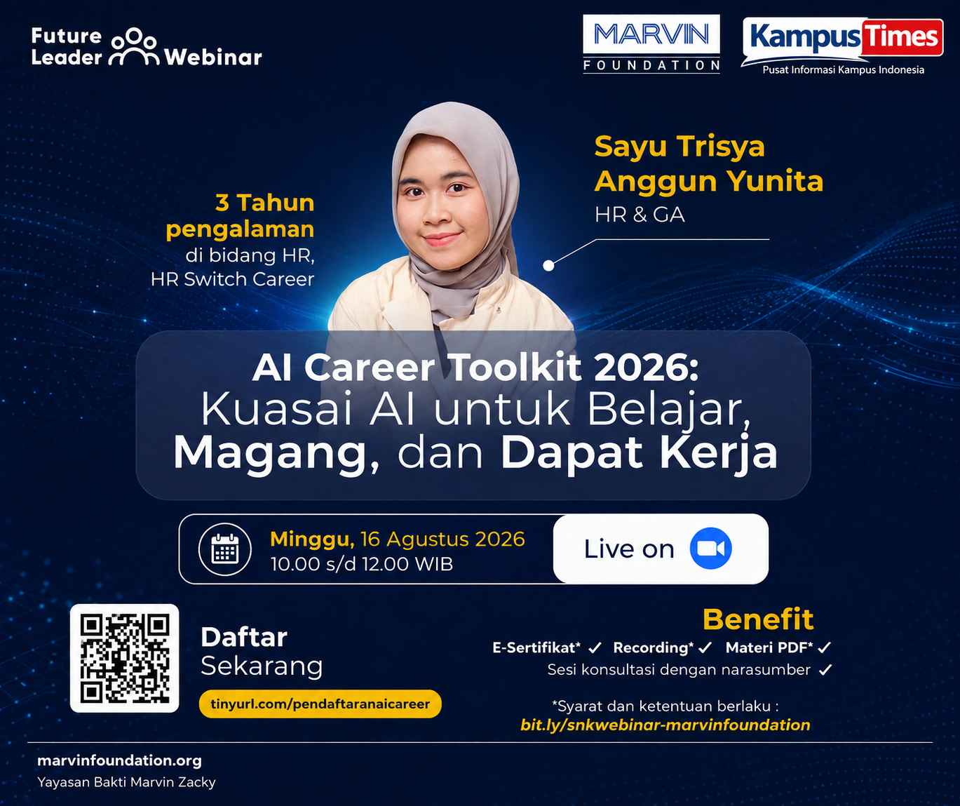 AI Career Toolkit 2026: Kuasai AI untuk Belajar, Magang, hingga Dapat Kerja