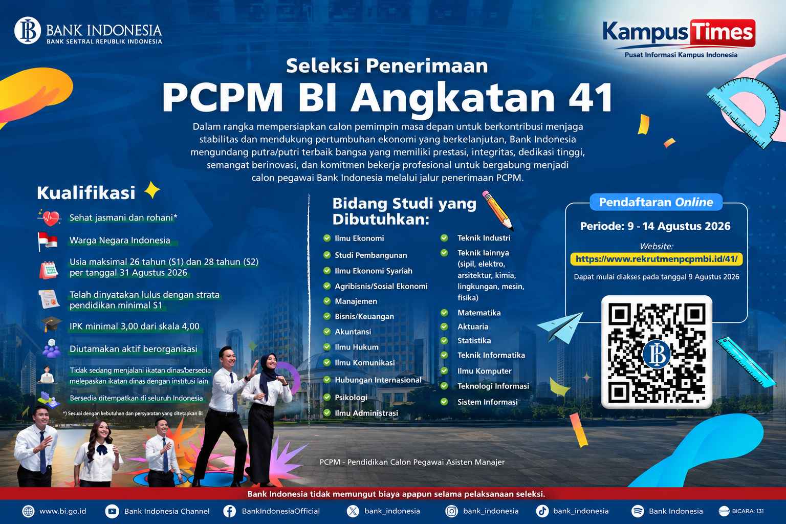 PCPM BI Angkatan 41 Dibuka