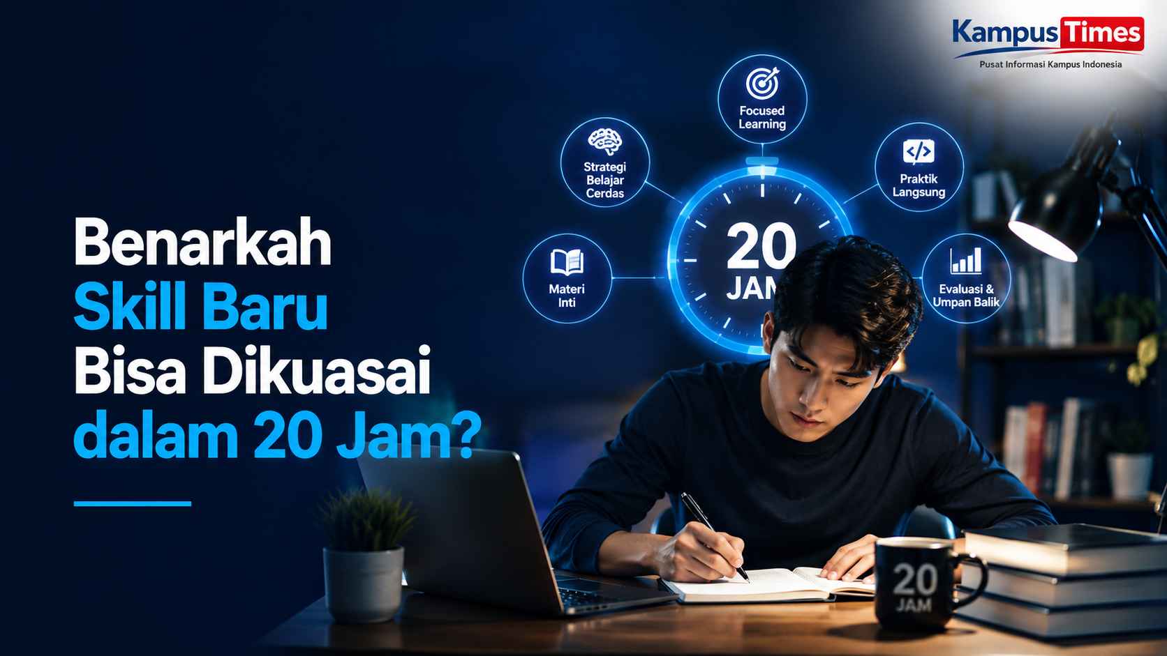 Mitos 10.000 Jam Terbantahkan? Begini Cara Belajar Skill dalam 20 Jam