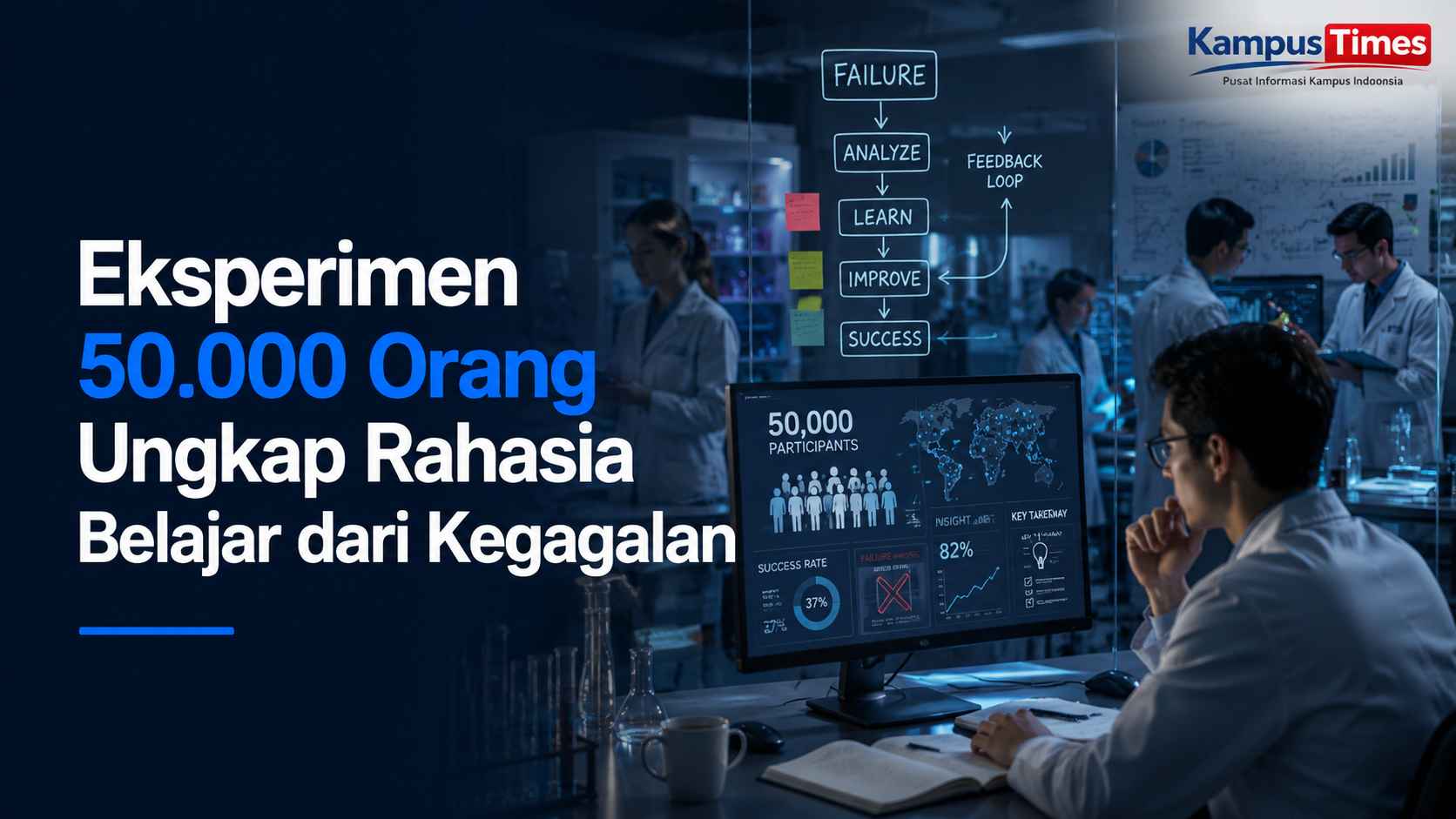 Eksperimen 50.000 Orang Ungkap Rahasia Belajar dari Kegagalan