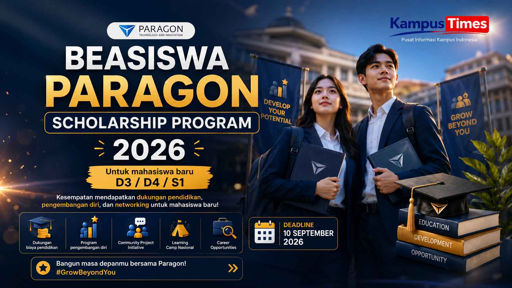 Paragon Scholarship Program 2026 Dibuka, Cek Syarat, Benefit, dan Deadline