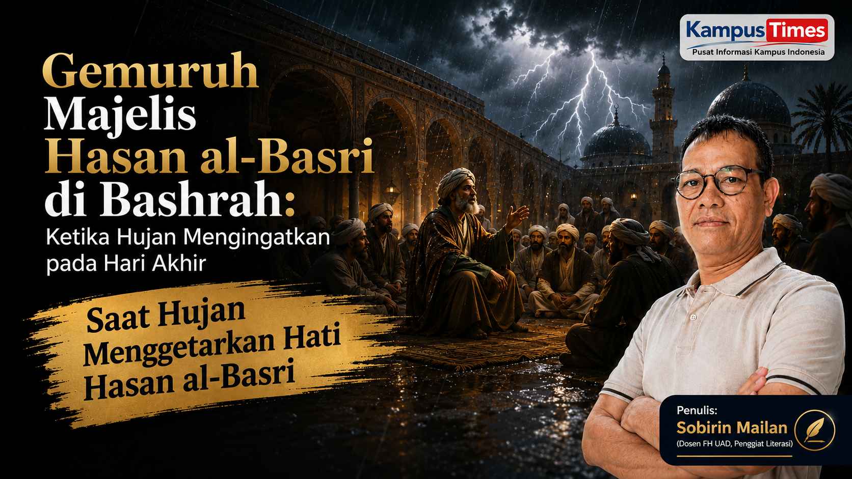 Gemuruh Majelis Hasan al-Basri di Bashrah: Ketika Hujan Mengingatkan pada Hari Akhir
