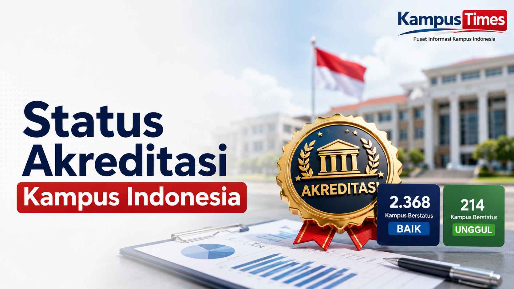 Akreditasi Perguruan Tinggi 2025: 2.368 Kampus Berstatus Baik, 214 Berstatus Unggul