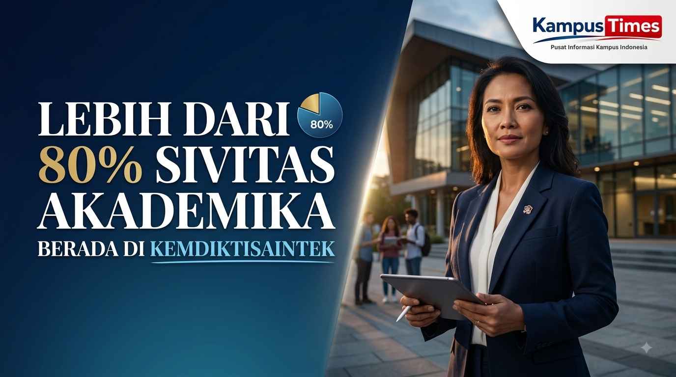 Mahasiswa, Dosen, dan Lulusan Kemdiktisaintek Kuasai Lebih dari 80 Persen Sivitas Akademika