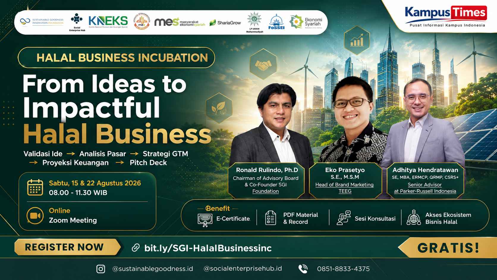 Punya Ide Bisnis, tapi Bingung Mulai dari Mana? Ikuti Halal Business Incubation Gratis