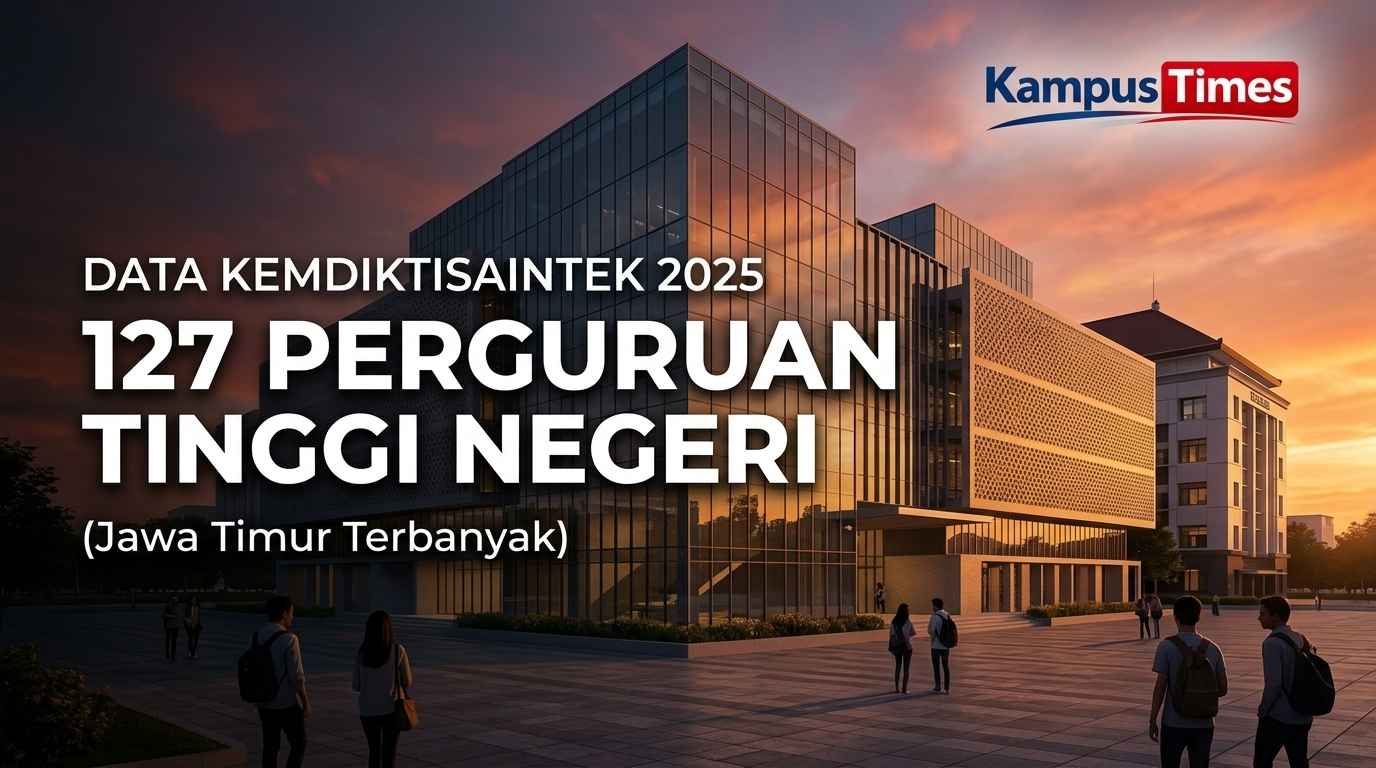 Data Kemdiktisaintek 2025: 127 Perguruan Tinggi Negeri, Jawa Timur Terbanyak