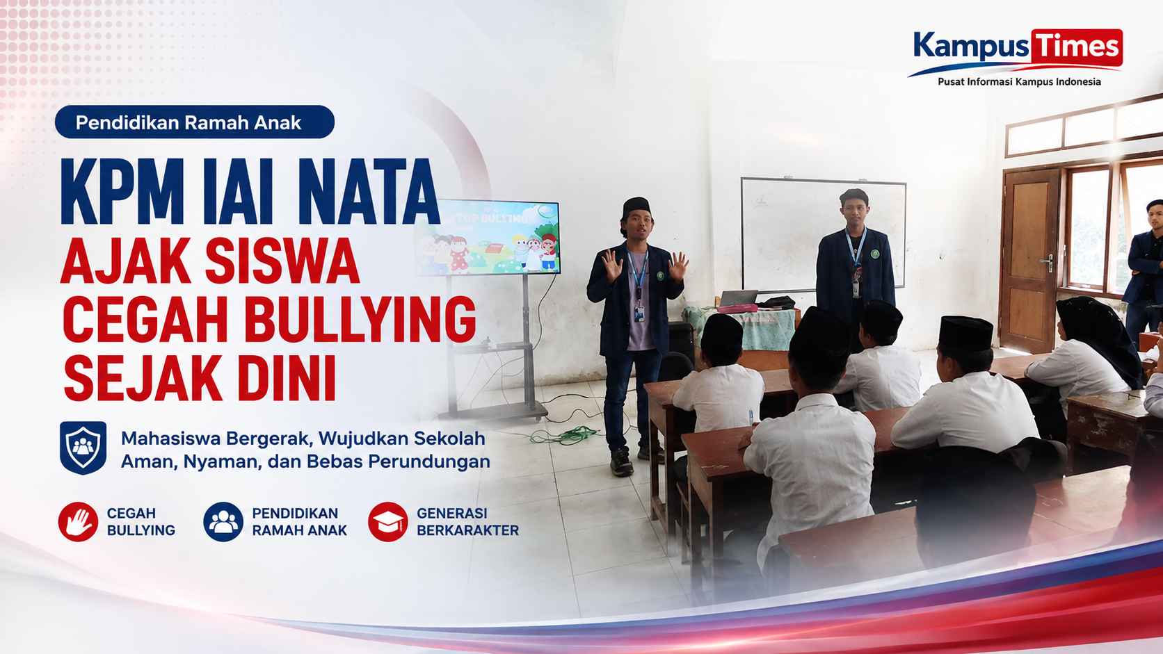 Mahasiswa KPM IAI NATA Kenalkan Pendidikan Ramah Anak dan Cegah Perundungan di Sampang