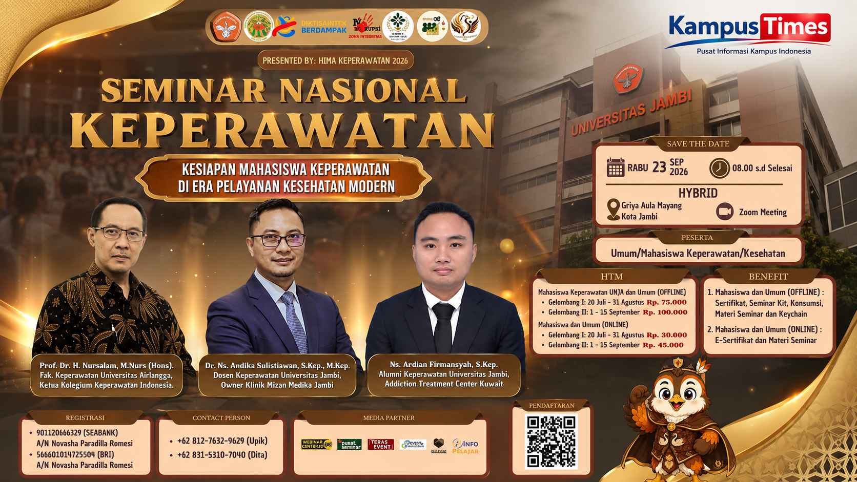 Seminar Nasional Keperawatan 2026 Bahas Kesiapan Mahasiswa di Era Pelayanan Kesehatan Modern