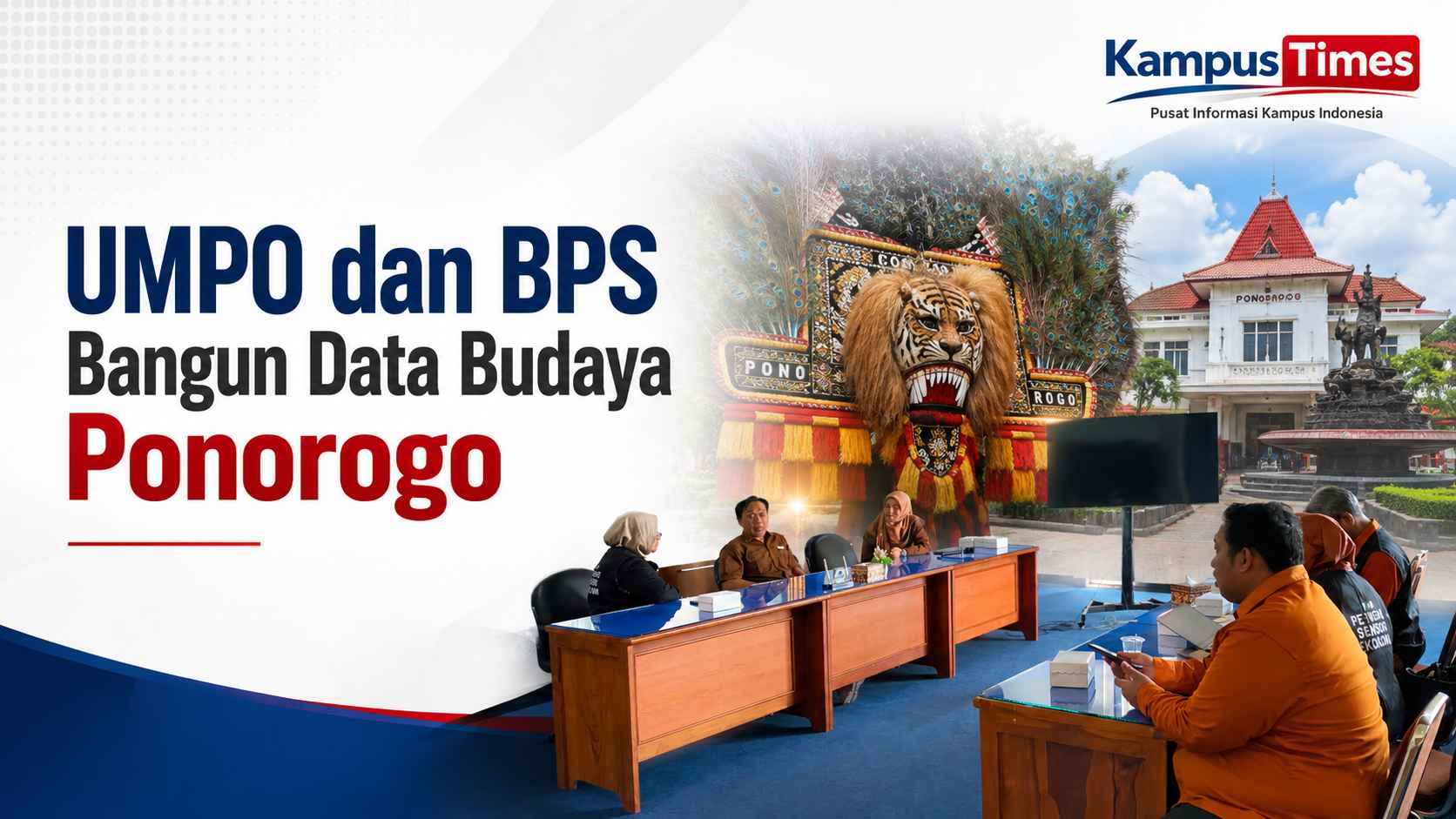 UMPO dan BPS Ponorogo Bangun Bank Data Budaya untuk Perkuat Reog dan Pariwisata