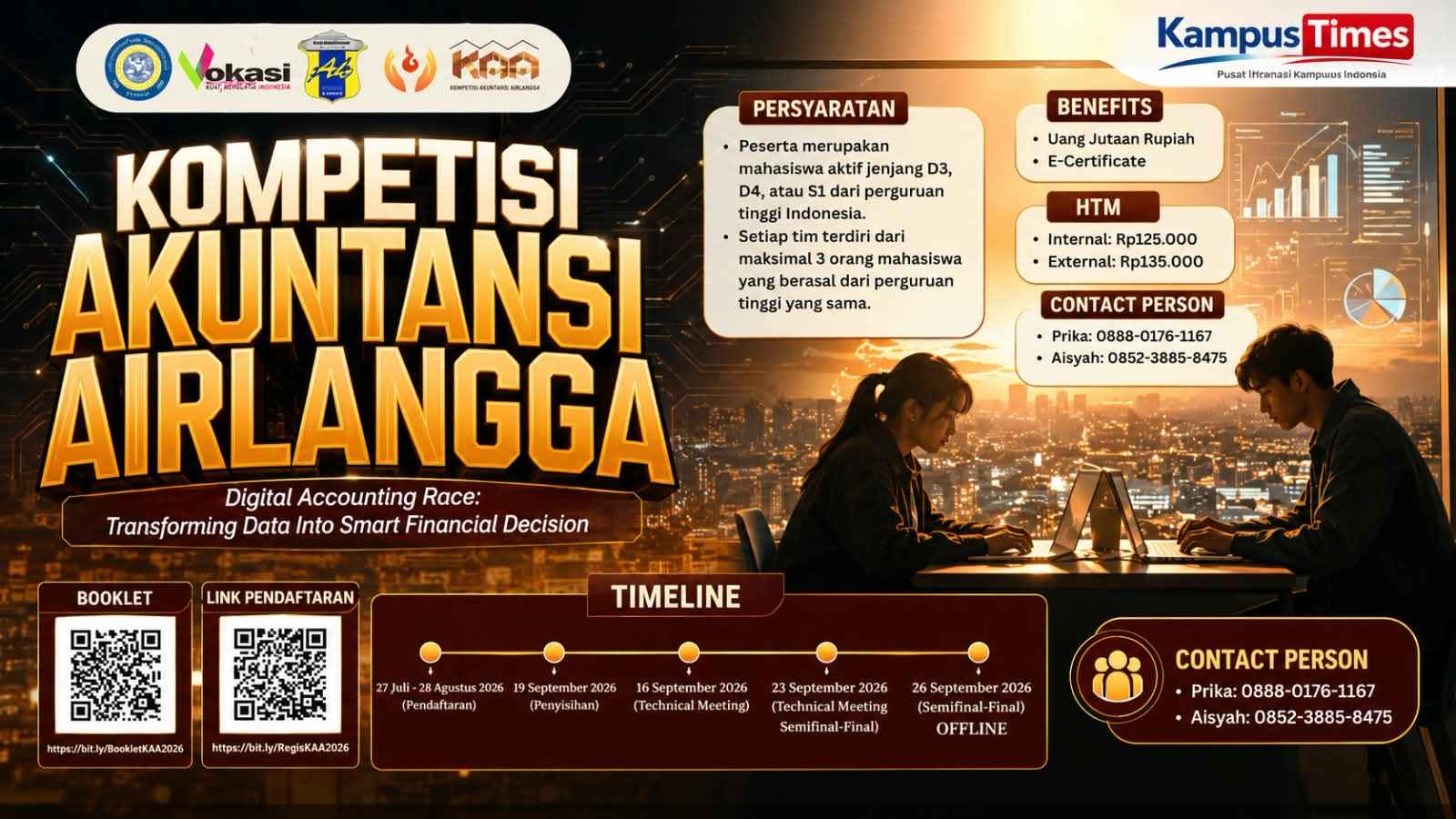 Kompetisi Akuntansi Airlangga 2026 Dibuka, Hadiah Jutaan Rupiah dan E-Certificate