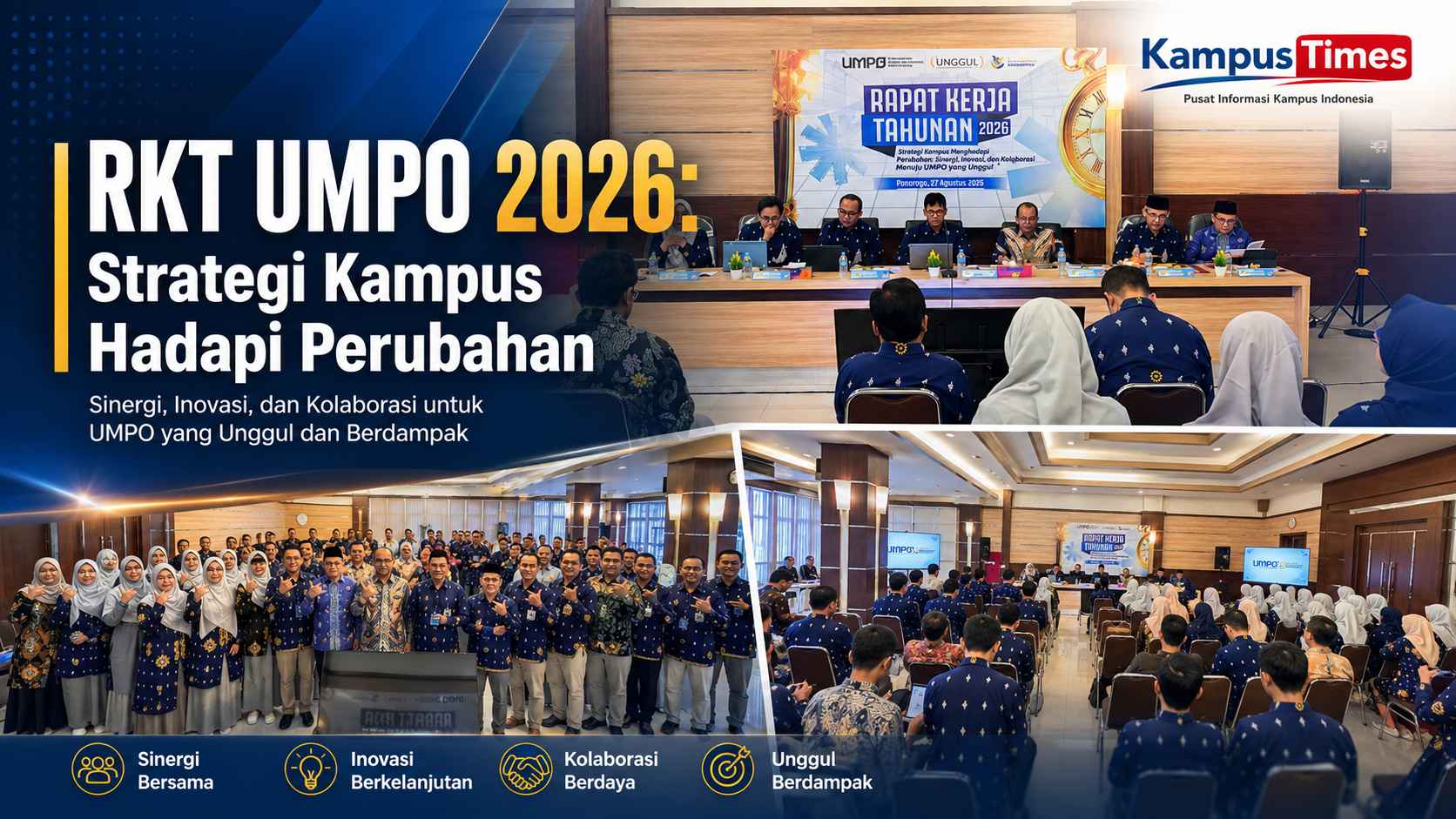 RKT UMPO 2026 Perkuat Soliditas Kampus Hadapi Dinamika Regulasi dan Tuntutan Mutu