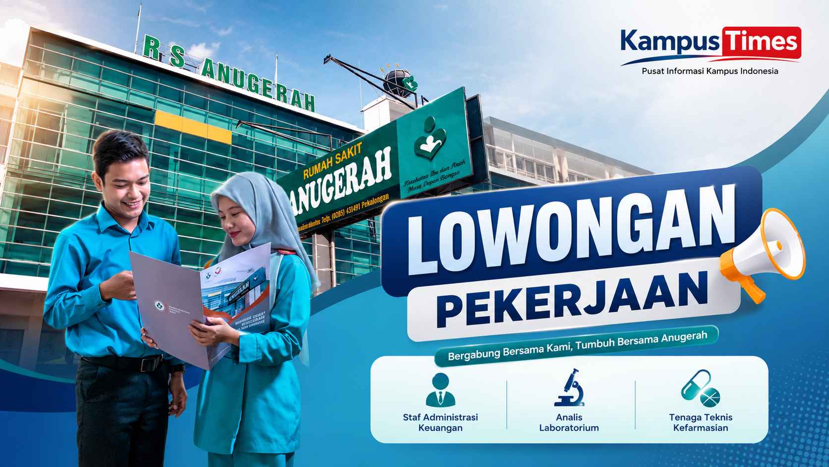 Lowongan Kerja RS Anugerah Pekalongan, Buka 3 Posisi untuk Lulusan D3