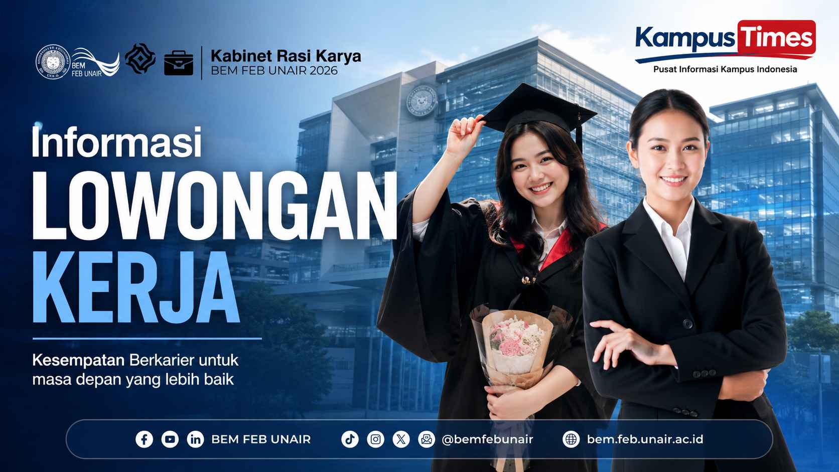 Lowongan Kerja BEM FEB UNAIR 2026, 5 Posisi Dibuka untuk S1