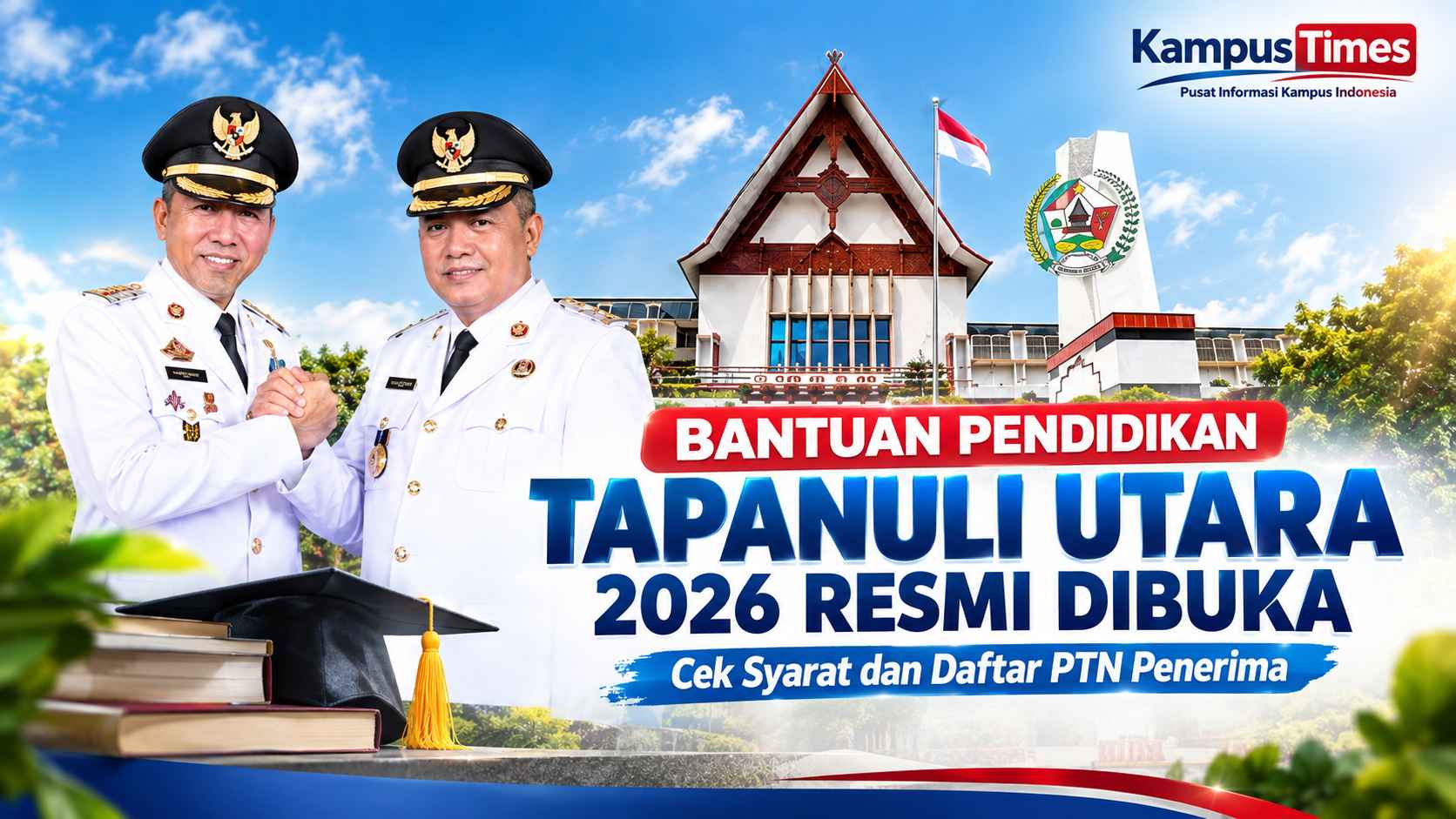 Bantuan Pendidikan Tapanuli Utara 2026 Dibuka, Cek Syarat dan Daftar PTN Penerima