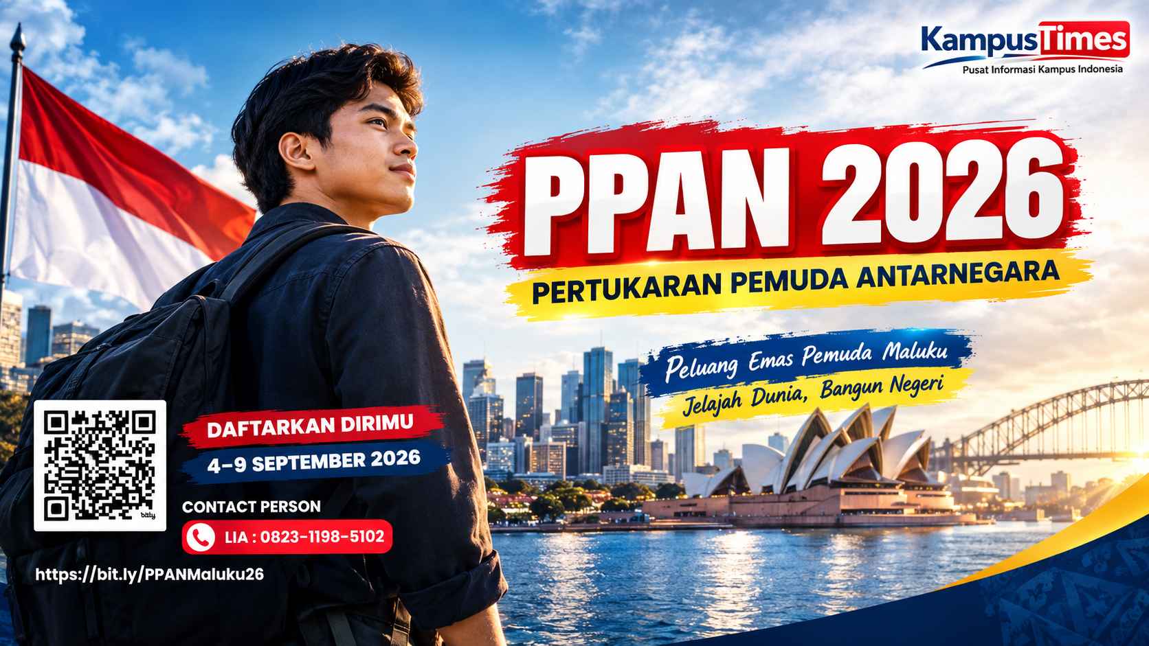 PPAN 2026 Dibuka, Pemuda Maluku Bisa Ikut Program Pertukaran ke Australia