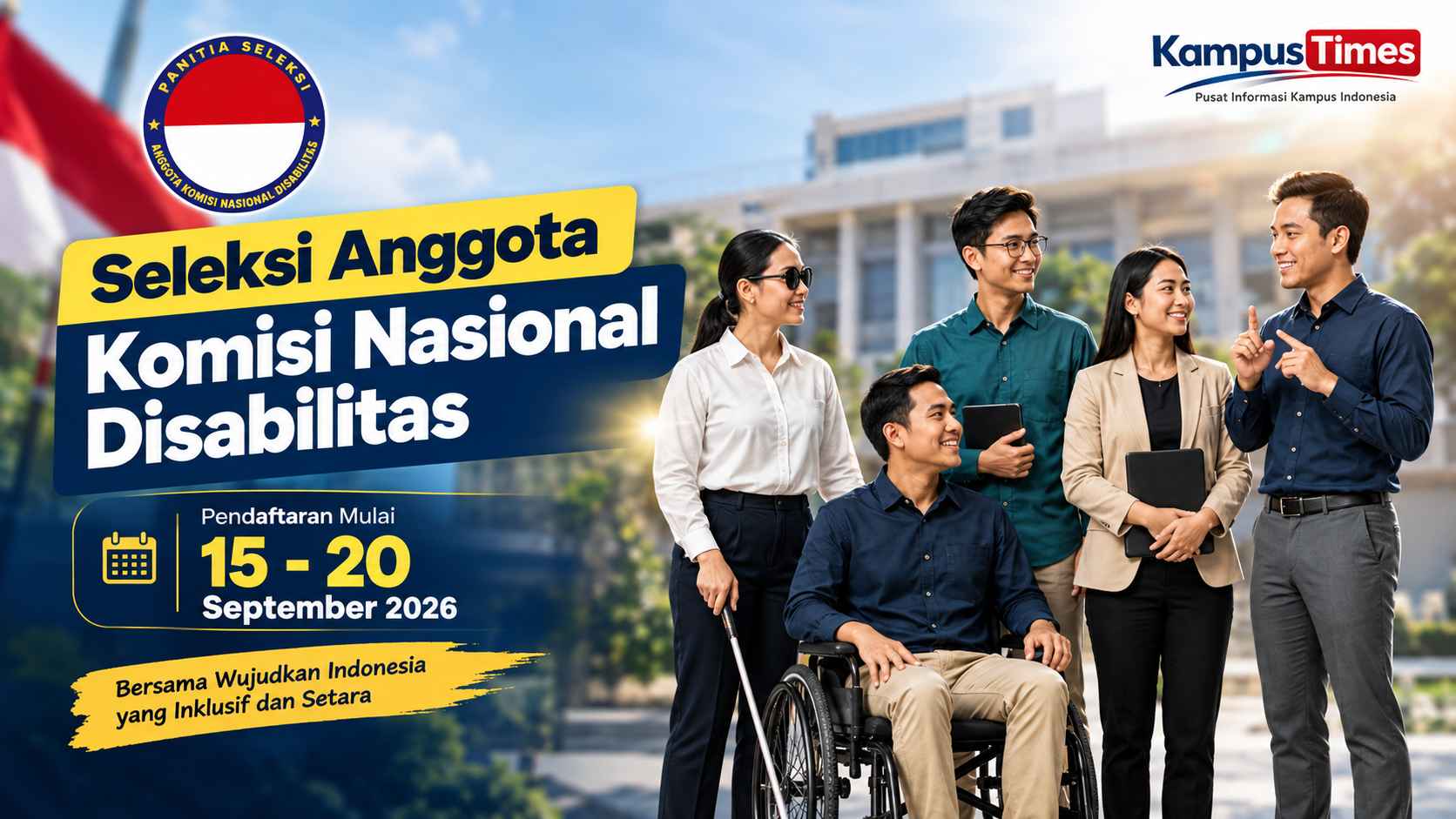 Seleksi Anggota Komisi Nasional Disabilitas 2026 Dibuka, Cek Jadwal dan Cara Daftarnya