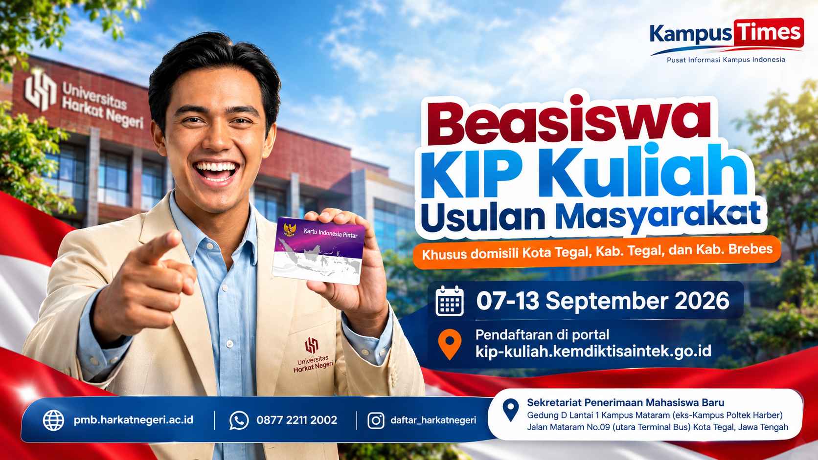 Beasiswa KIP Kuliah Usulan Masyarakat 2026 Dibuka, Cek Jadwal dan Cara Daftarnya