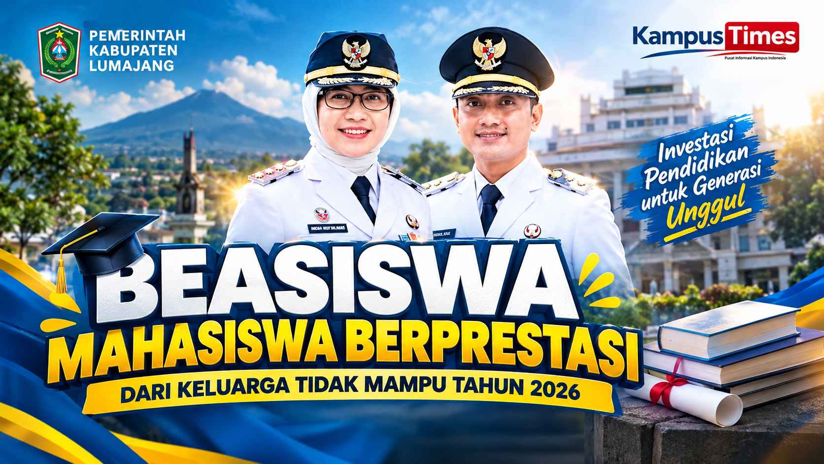 Beasiswa Mahasiswa Berprestasi Lumajang 2026: Syarat, Tahapan, dan Jadwal Pendaftaran