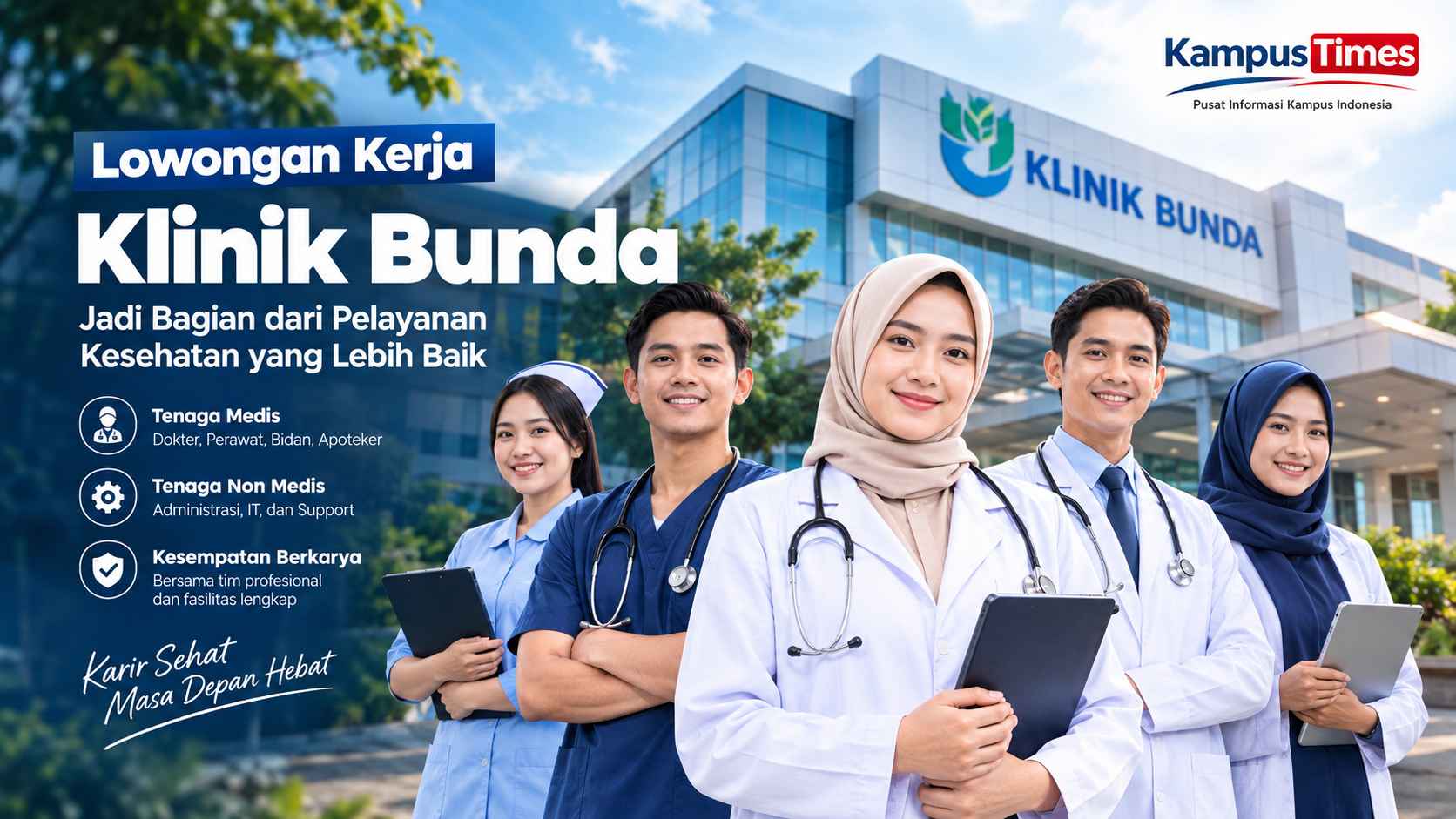 Lowongan Kerja Klinik Ibunda 2026: Buka 20+ Posisi, Cek Syarat dan Cara Daftarnya