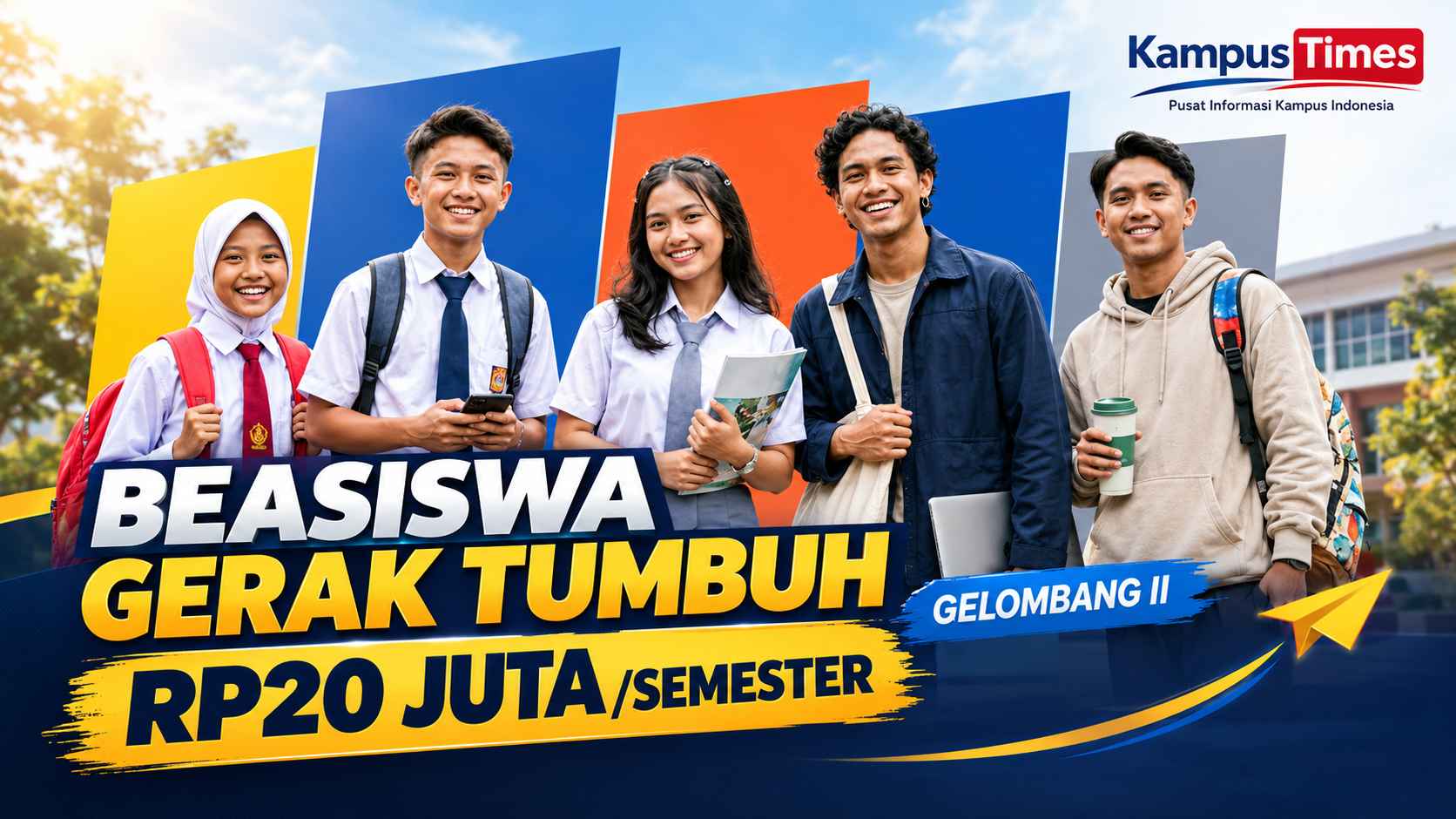 Beasiswa Gerak Tumbuh 2026 Dibuka, Gratis dan Tanpa Batas Usia