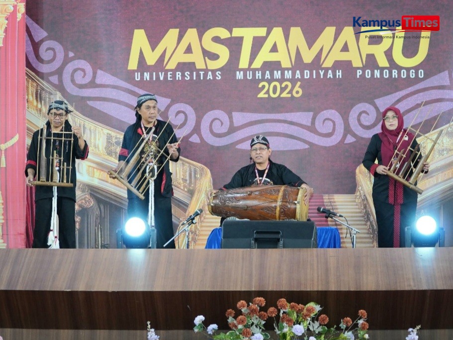 Mastamaru UMPO 2026 Resmi Dibuka, Tabuhan Gendang dan Angklung Jadi Simbol Kebersamaan Mahasiswa Baru