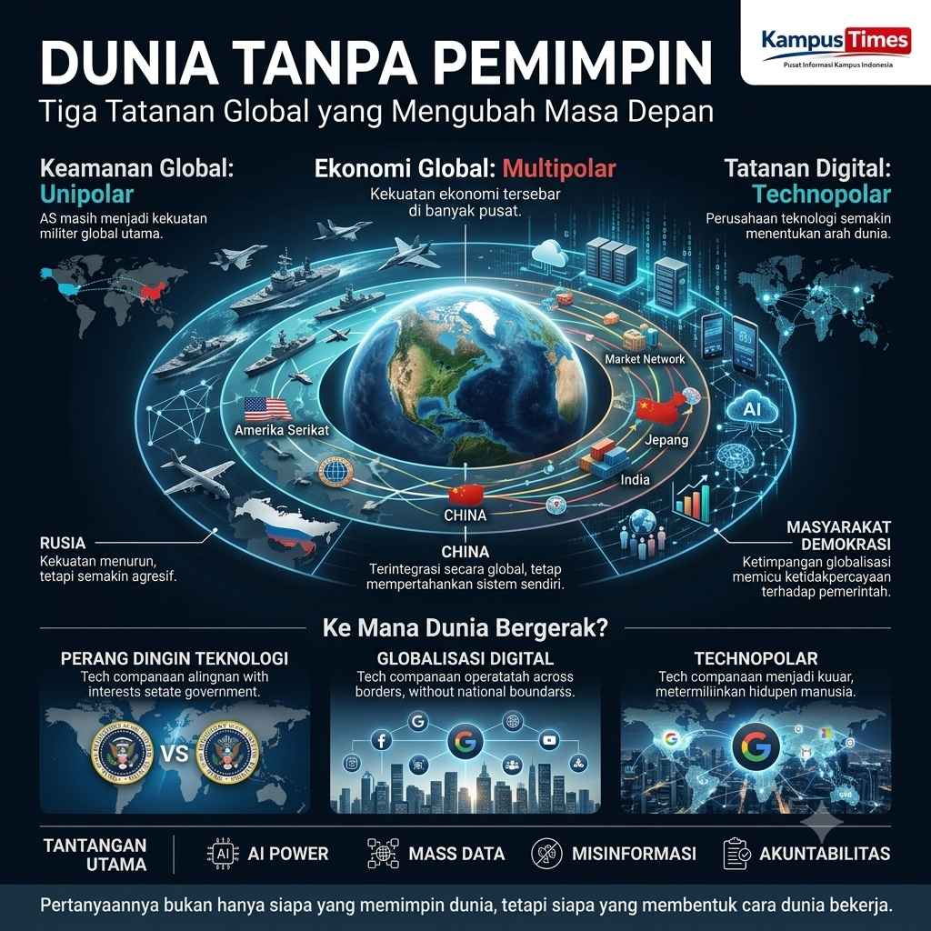 Tiga Tatanan Global yang Saling Bertumpang Tindih