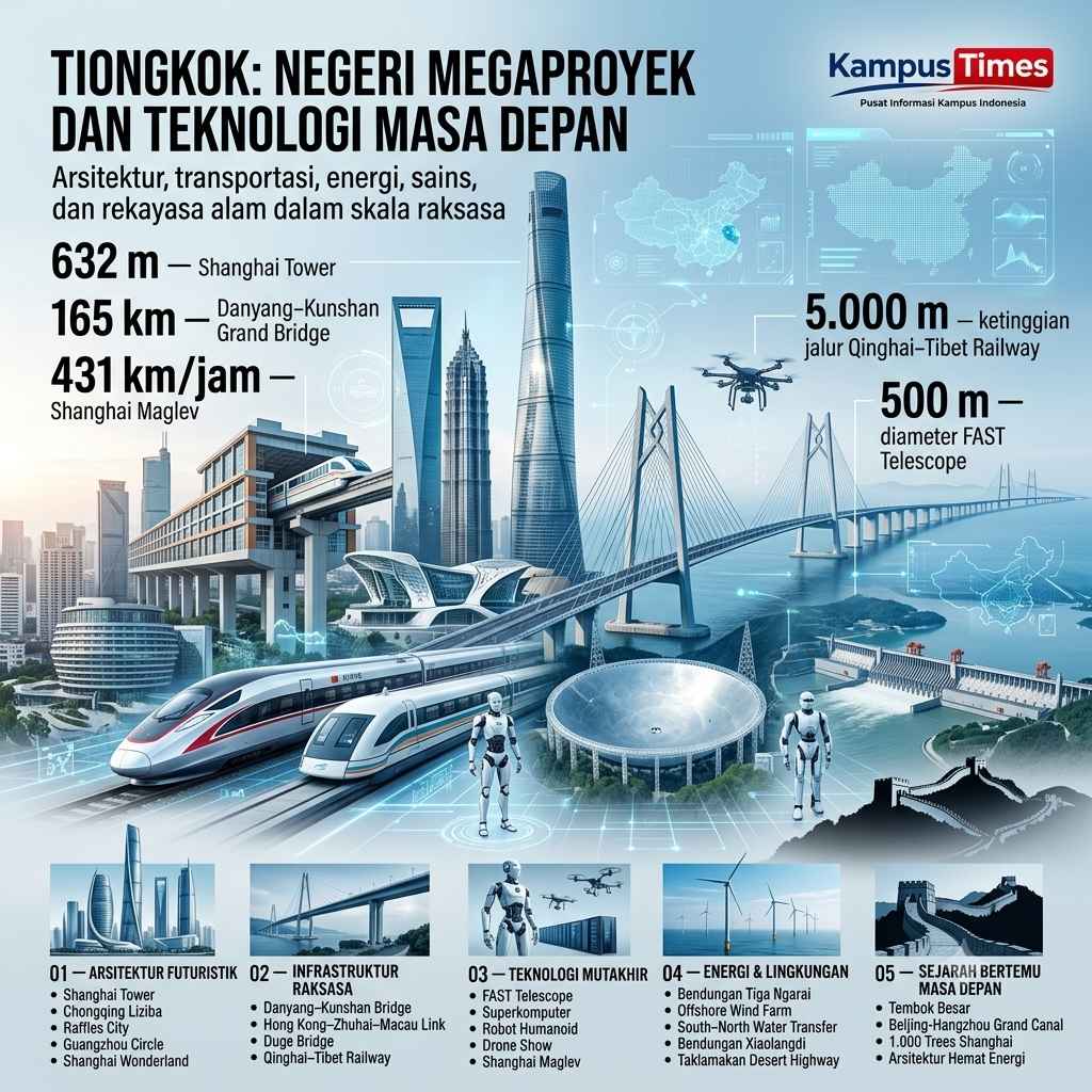 Arsitektur Futuristik di Tengah Megakota